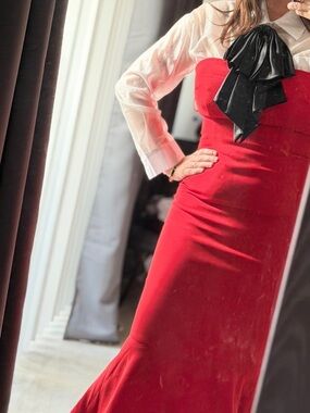 Cinq a Sept Red Luna Dress